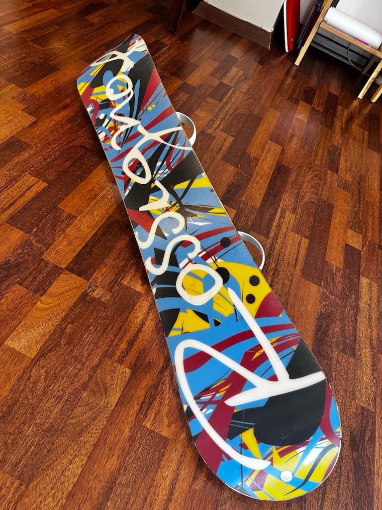 Rossignol Snowboard+ bağlamalar + Thirtytwo bot+ Burton taşıma çantası - 5