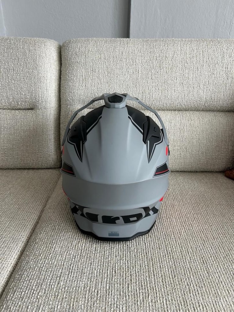 Hatasız / Sıfır Ayarında Airoh Commander Adventure Kask + Knmaster KN4 - 5