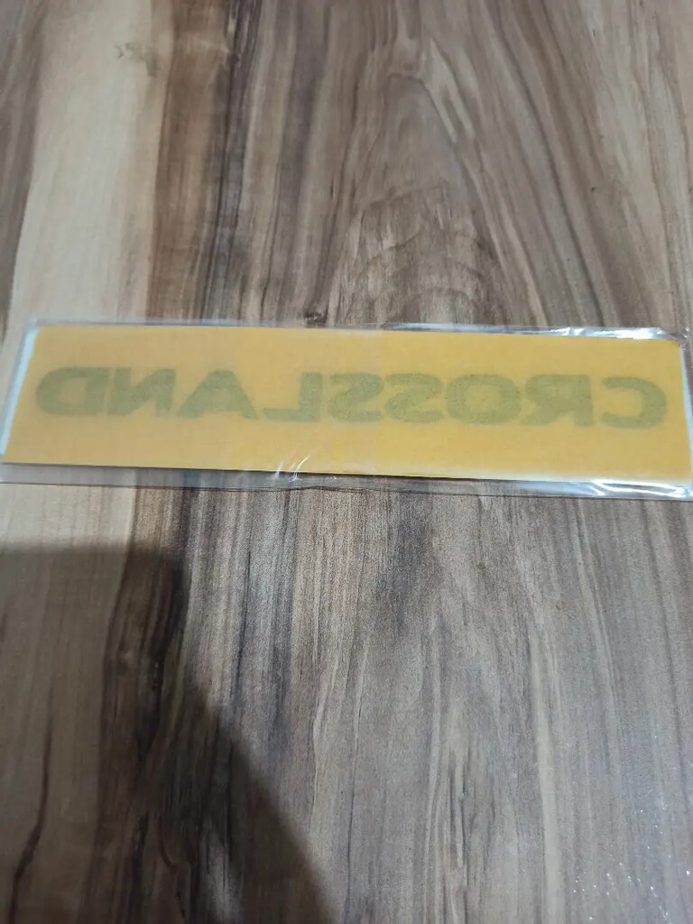 Opel Crossland Arka Bagaj Crossland Yazısı Krom - 4