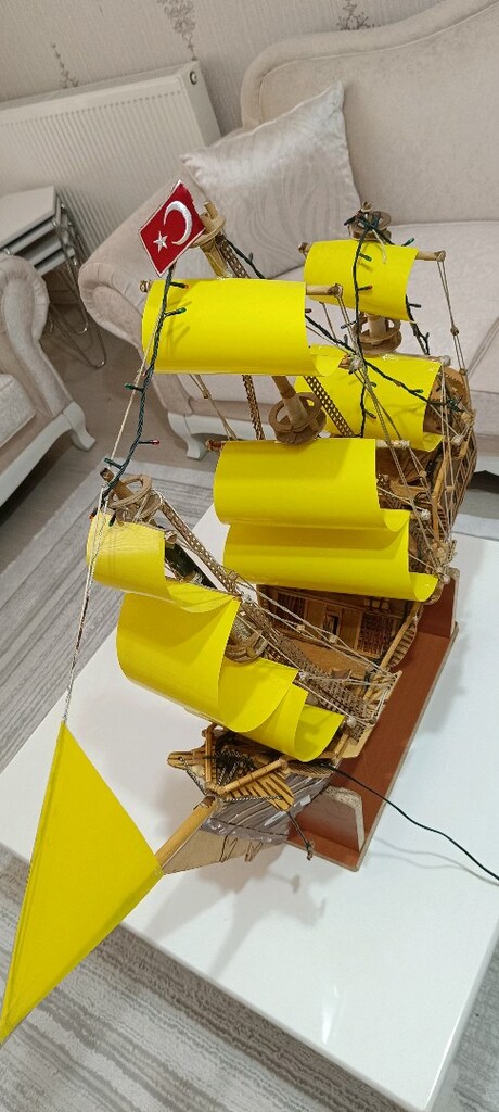 ahşap maket gemi - 9