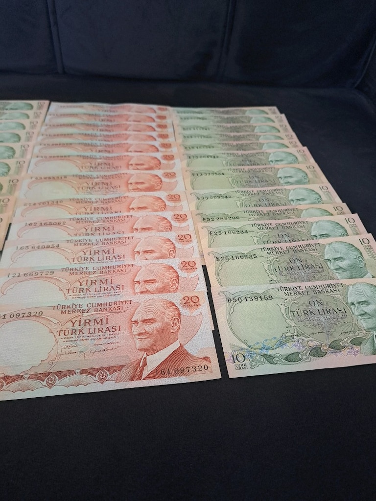 Koleksiyonluk Eski 6. Emisyon Paralarımız Toplam 100 Adet kaçmaz - 7