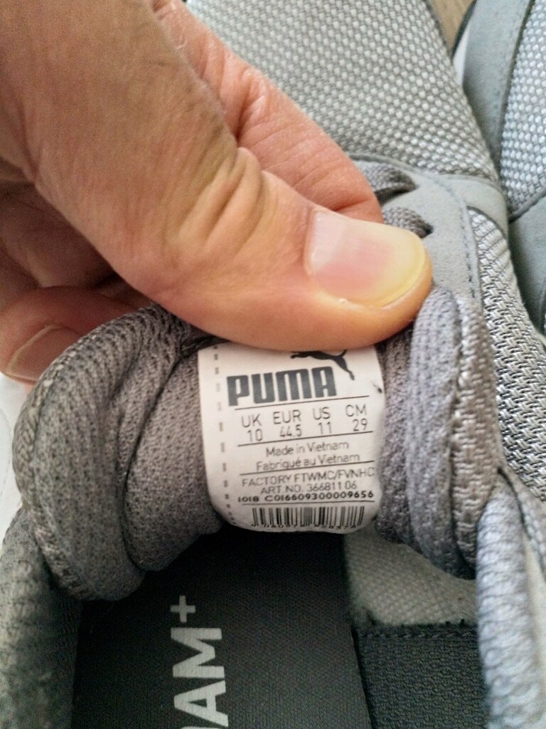 Puma 44 numara dar kesim gri erkek spor ayakkabı, yeni gibi. - 3