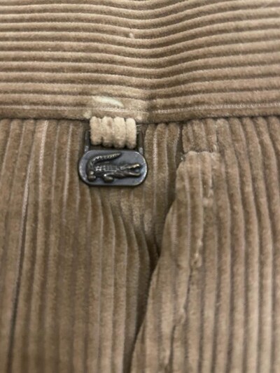Lacoste ince kadife bej rengi pantalon