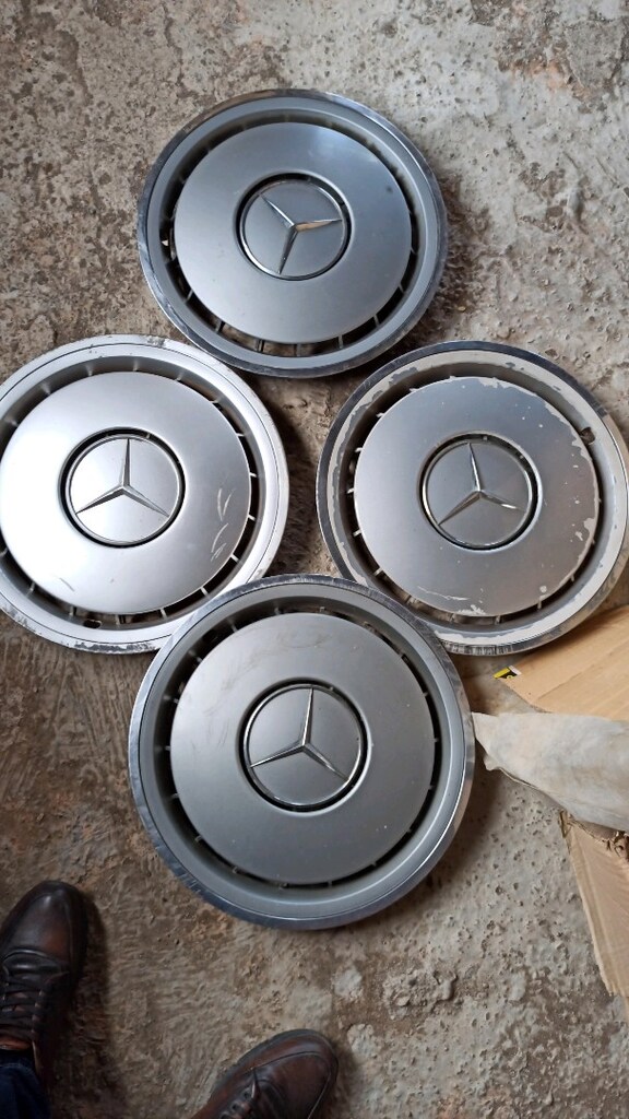 Mercedes Benz 15 inç cant kapağı takımı 4ADET Kara Cant takımı - 4