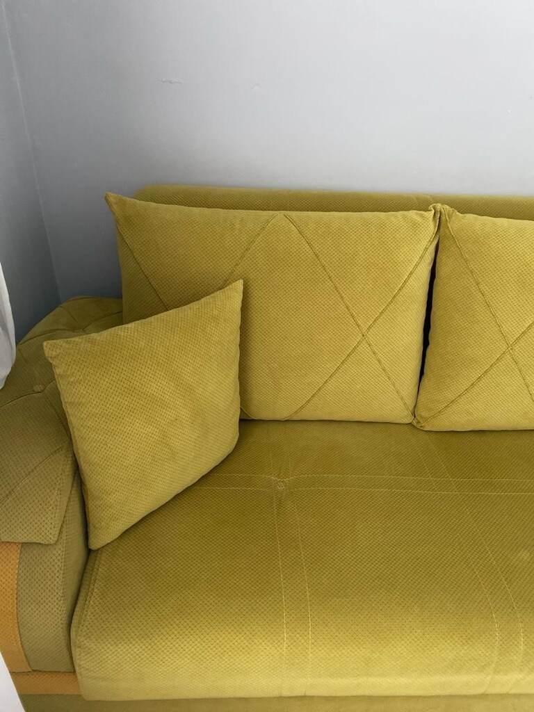 Yeşil Renk petek Kadife Sandıklı Çekyat - 3