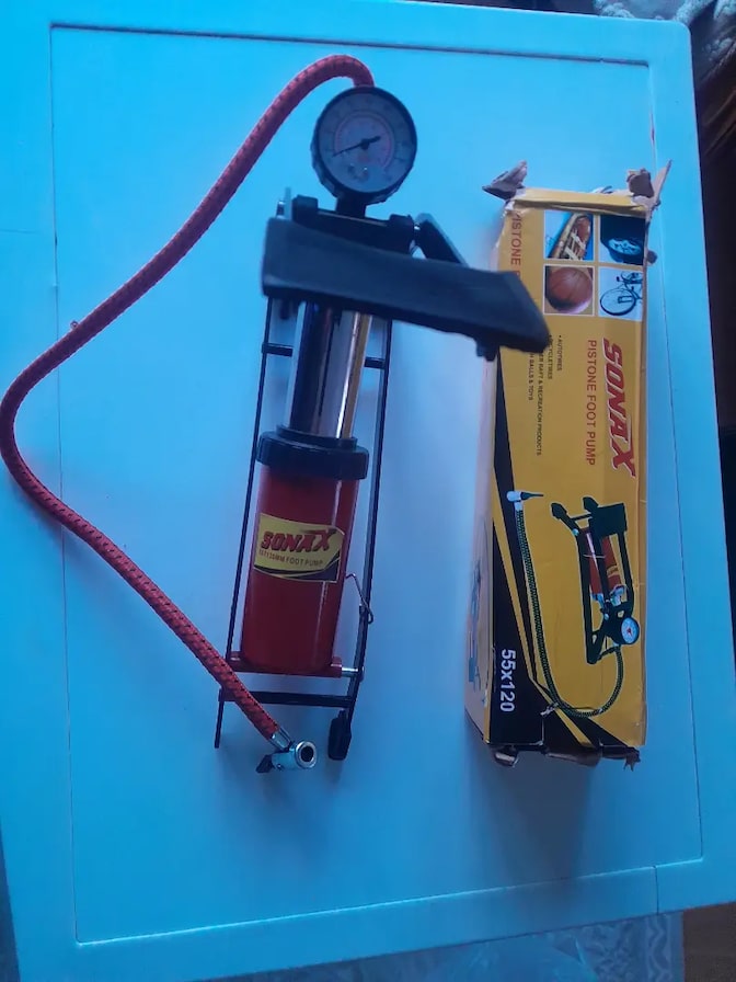 Lastik Bot top Şamrel şişirme pompası Sıfır