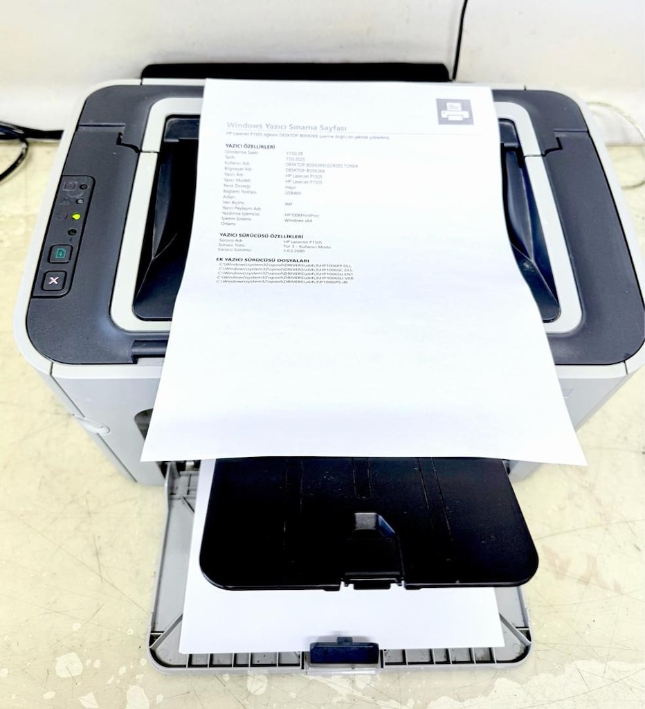 Yazıcı HP 1505 Ekonomik Bakımlı Lazer Siyah Beyaz - 8