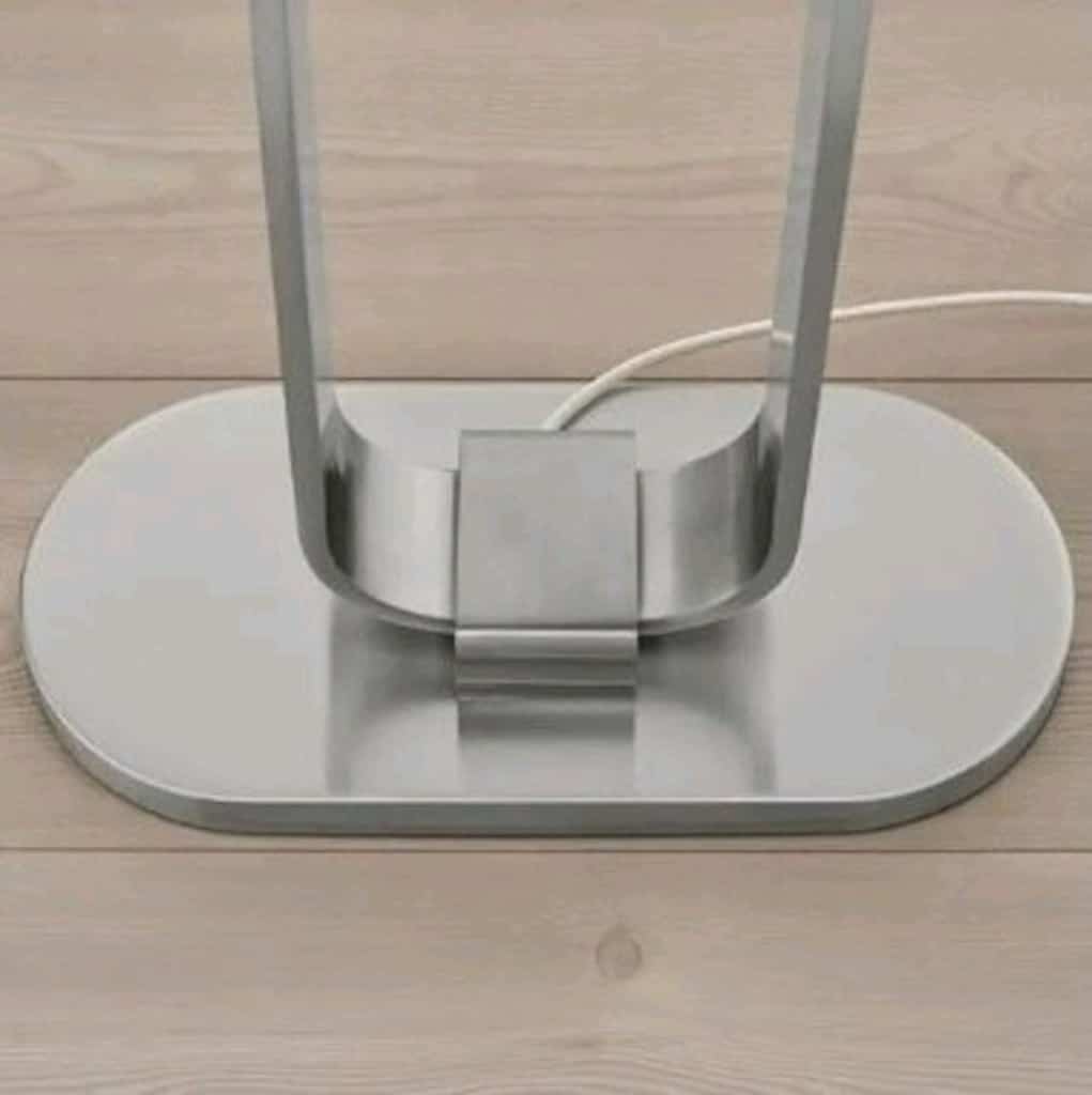 IKEA UPPVIND Yer Lambası – Nikelaj Kaplama / Beyaz, 150 cm - 7
