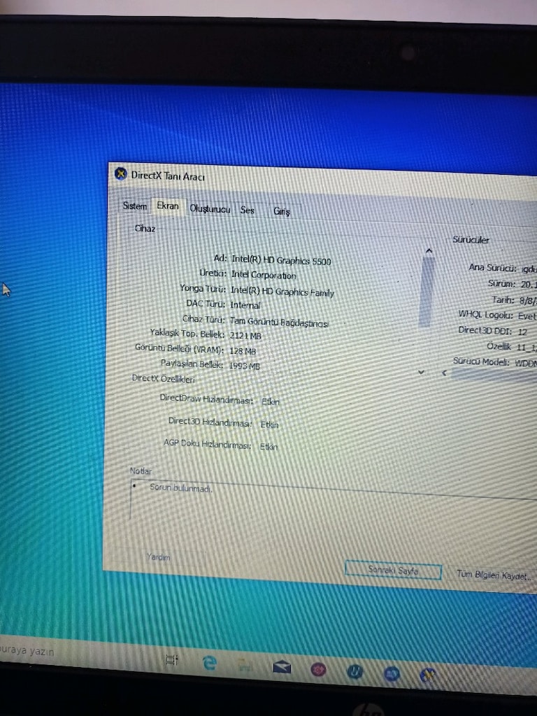 HP i7/5Nesil probook 450G2 Açıklama var - 5