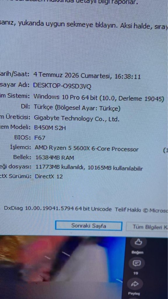 TEMİZ KULLANILMIŞ FULL - RTX 3070 + 5600X + 165Hz Curved! - 2