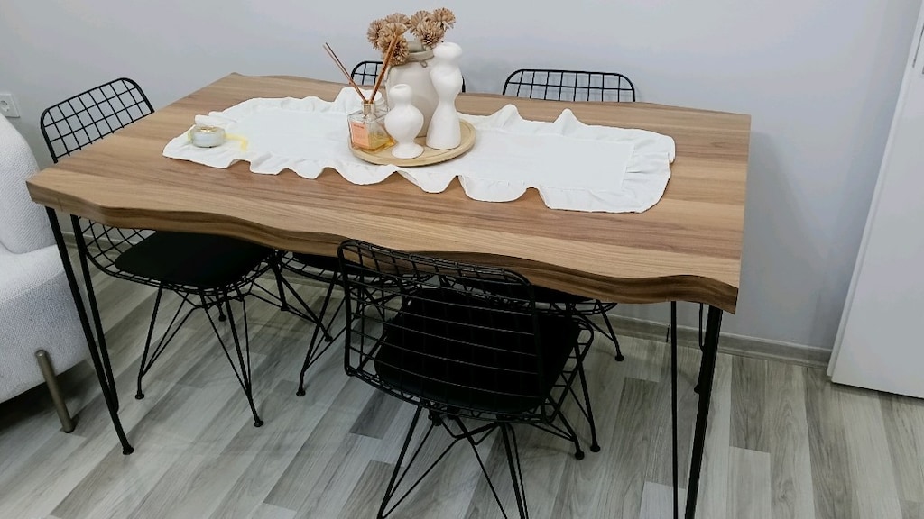 L koltuk , TV Ünitesi , orta sehpa , zigon sehpa , Yemek masası takımı - 5