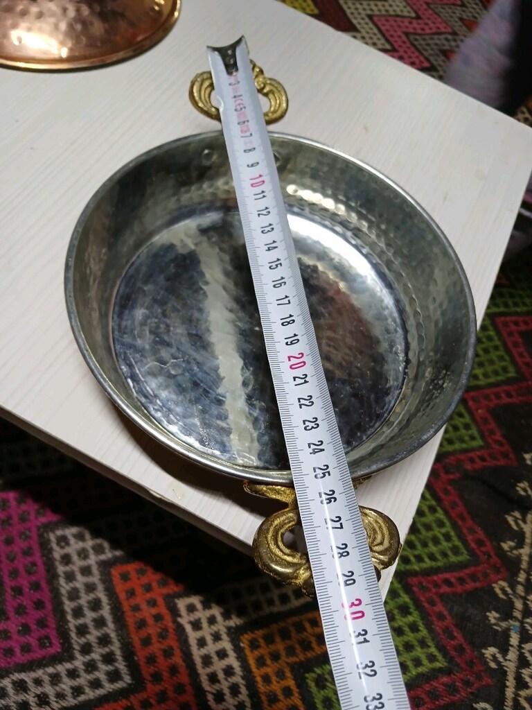 dövme Bakır Kapaklı tava - 3