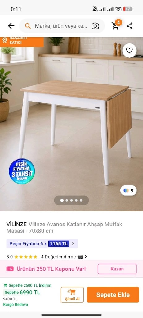 Açılan Masa - 7