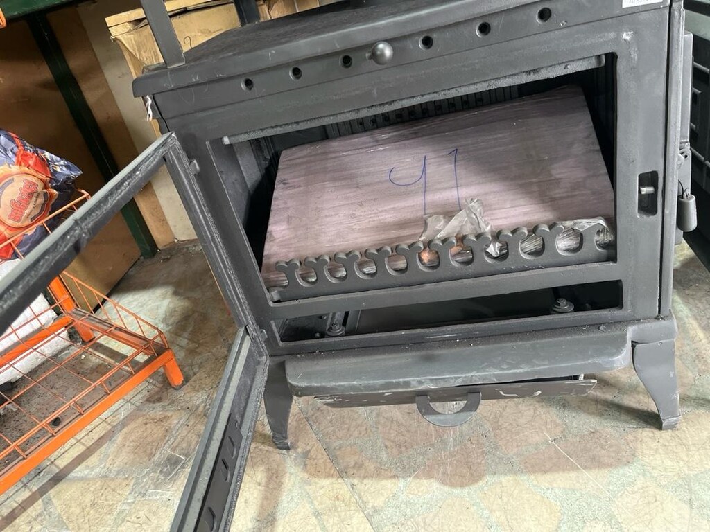 Komple döküm yandan kapaklı Tek camlı döküm şömine - 5
