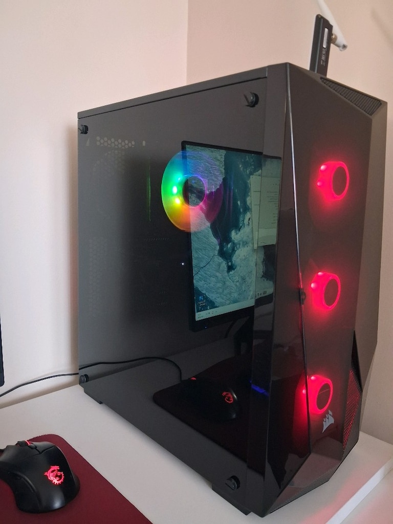 FULL SET OYUNCU BİLGİSAYARI / R5 3600 - GTX 1650 - 165Hz MONİTÖR - 7