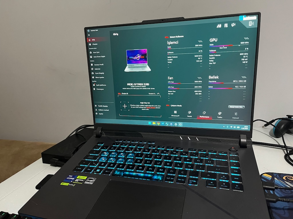 ASUS ROG STRIX G16 G614JVR-N3095-Gaming SATILIK - 5