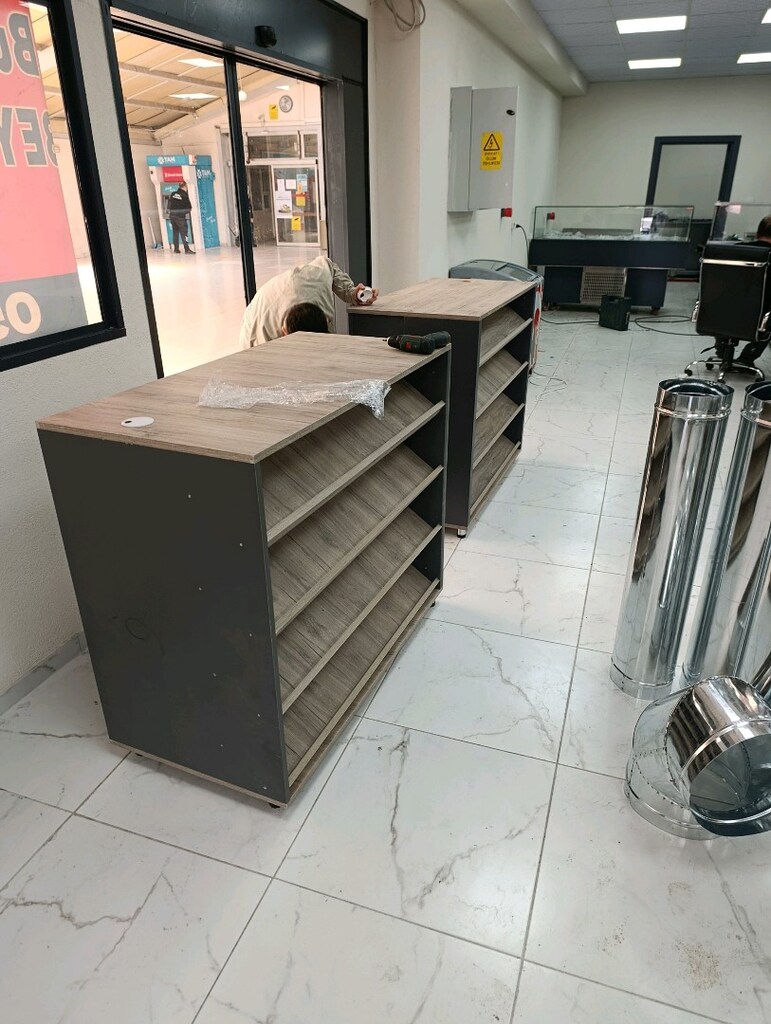 Market raf delikli raf dükkan raf banko sepet - 4