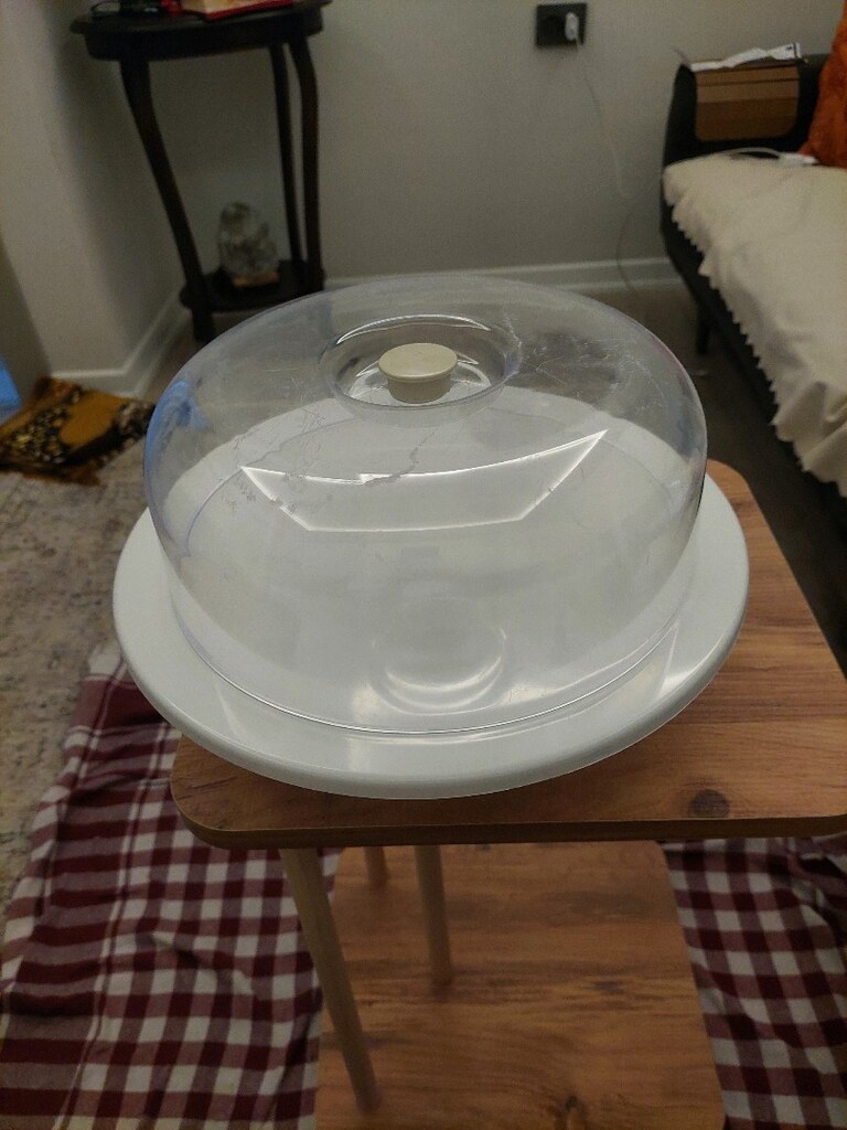 Dönerli Pasta sıvama standı. 30 cm. Sunumluk olarak da kullanılabilir. - 3