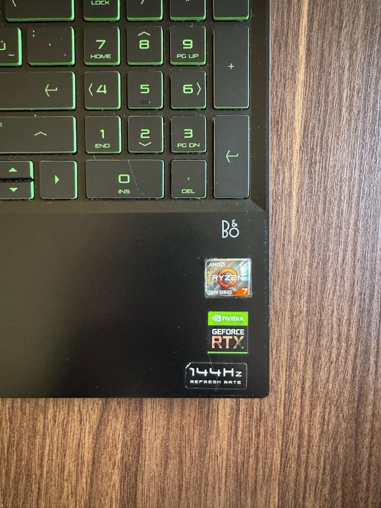 HP Pavilion Gaming Ryzen 7 5800H RTX 3050 Ti 16GB 512GB SSD Laptop - 6