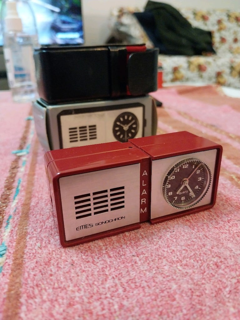 antika emes alman mini seyahat saati - 3