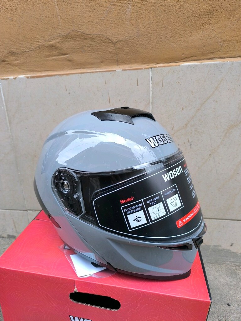 Kask WOSEN Çene Açılır Güneş Vizörlü Sıfır Beden XL Mevcuttur - 2