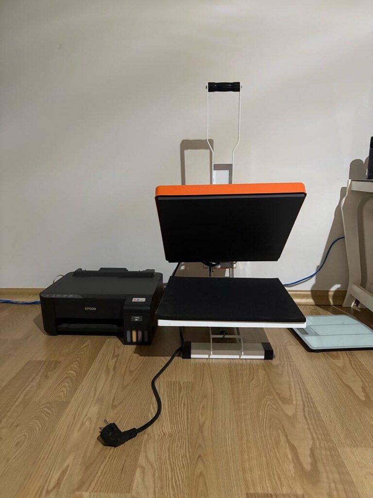 Goldpix Isı Transfer Baskı Makinesi 38x38cm ve Epson l1250 yazıcı - 3