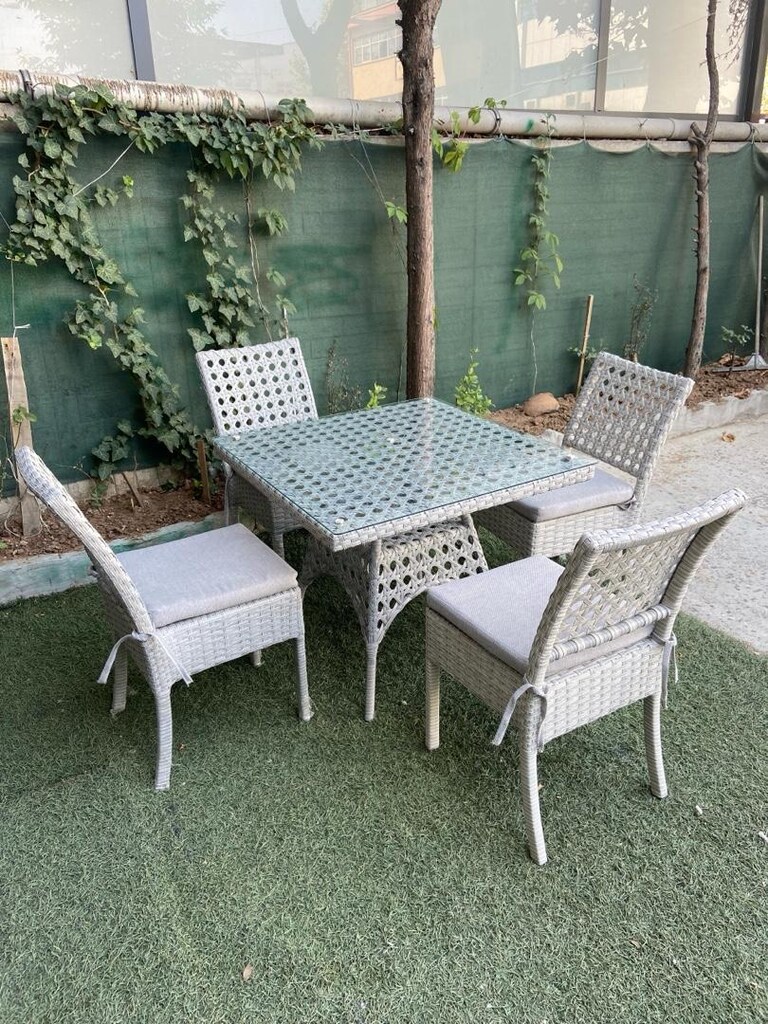 Rattan masa sandalye takımı - 2