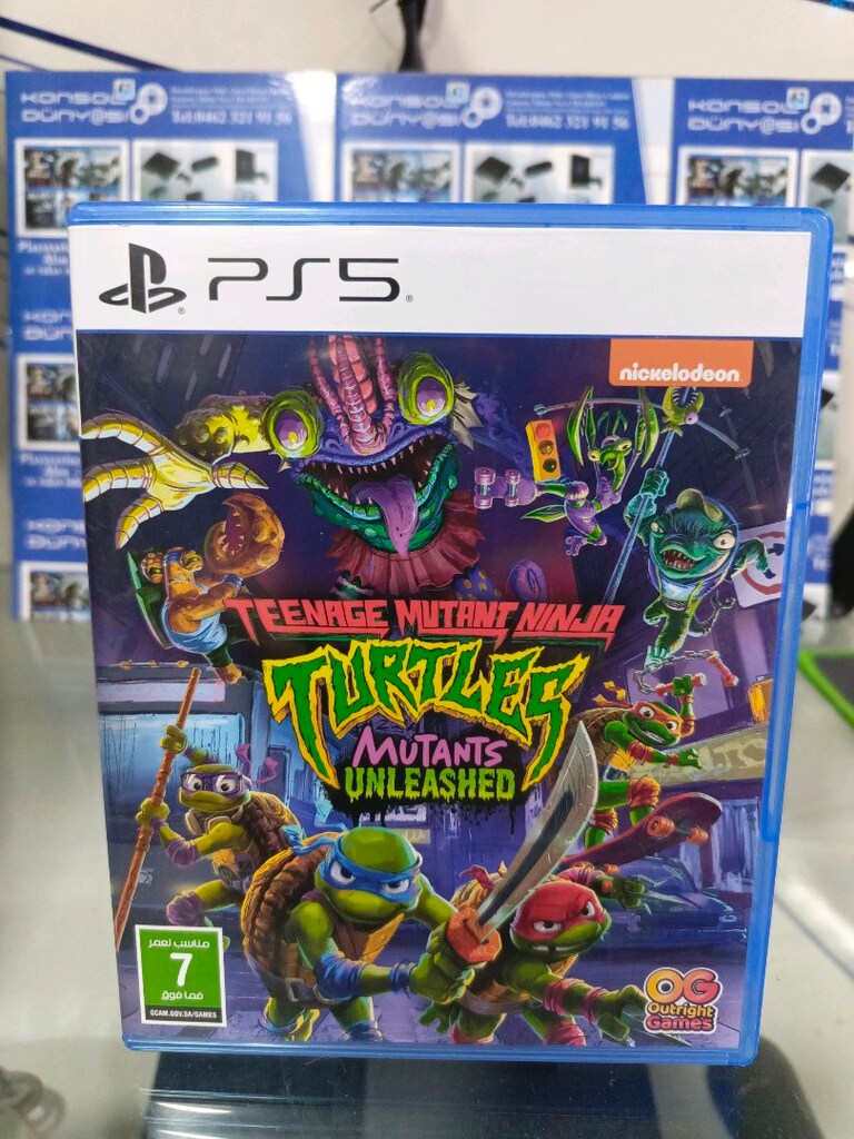PS5 TEENAGE MUTANT NİNJA TURTLES MUTANTS UNLEASHED