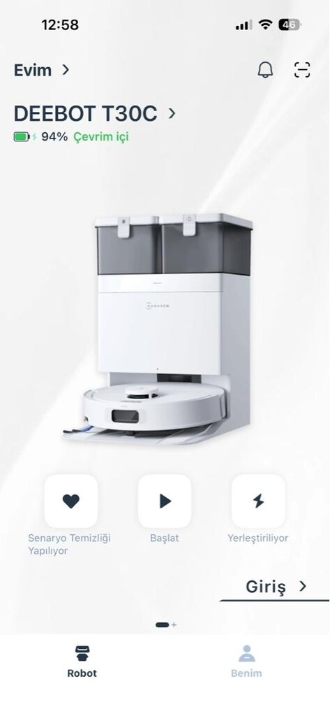 Ecovacs T30C Robot Süpürge - 6
