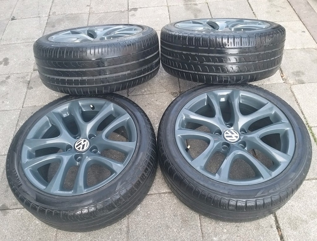 225 45 17//5X112 ORİJİNAL AUDİ PASSAT JETTA SEAT SKODA T4 CADDY GOLF - 4