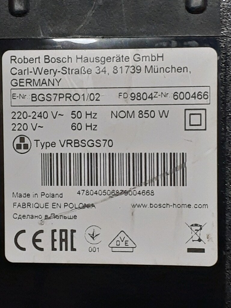 BOSCH elektrik süpürgesi yenilendi - 6