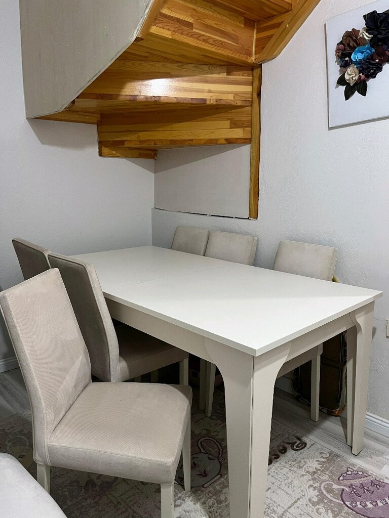 Yemek Masası 6 Kişilik Takım Masa sandalye dahil - 2
