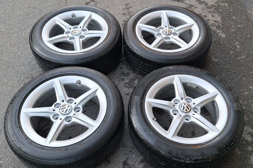 205 55 16 ORJİNAL TRANSPORTER JANT LASTİK TAKIMI TRANSPORTER BMW TRAFK - 4