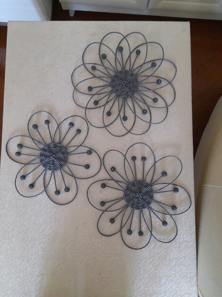 duvar dekorasyon hasır çiçek - 8
