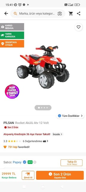 Pilsan 12volt motor