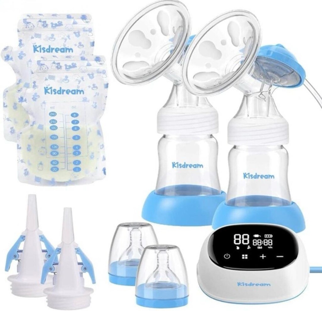 Kisdream Şarjlı İkili Süt Sağma Göğüs Pompası - 4