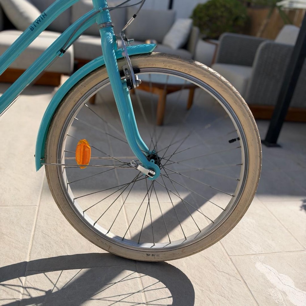 Decathlon Btwin 500 sepetli Çocuk şehir Bisikleti 24 jant - 12