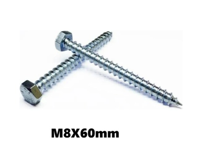 Altıköşe Başlı Trifon Vida M8 x 60mm 100 adet
