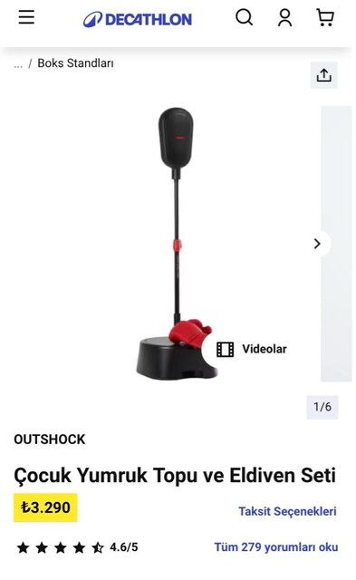 OUTSHOCK ÇOCUK BOKS SETİ