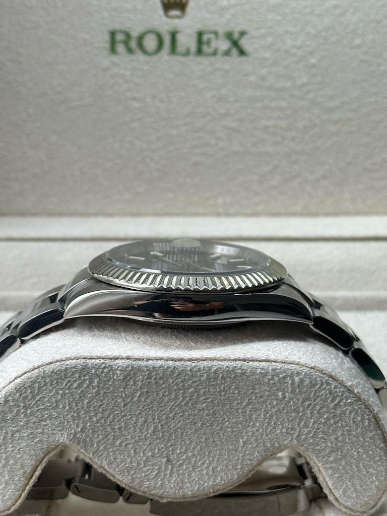 ROLEX DATEJUST RHODIUM 3135 ETA - 4