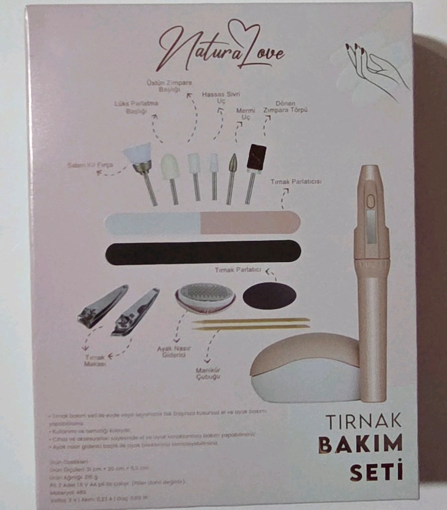 NaturaLove Tırnak bakım seti. Sıfır kutusunda. - 17