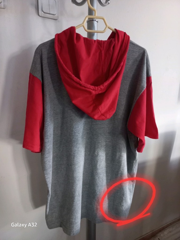 Erkek Kapüşonlu Kısa Kollu Tshirt - 8