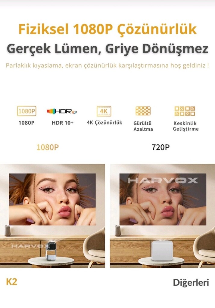harvox taşınabilir projektör yeni ürün - 5