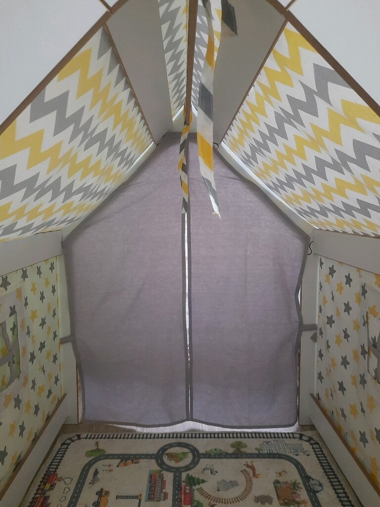 Minera Ahşap Oyun Evi (Çadırı) - 6