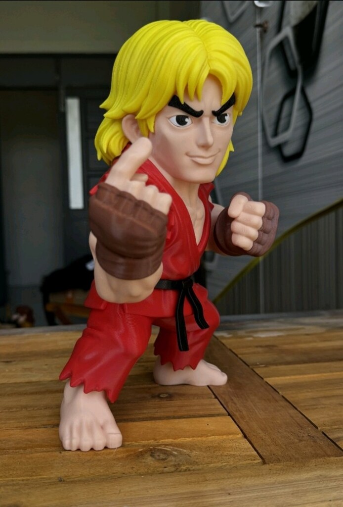 KEN Masters Figürü - Street Fighter Serisi | Premium Koleksiyonluk - 3