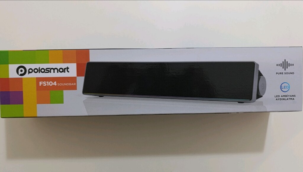 Polosmart FS104 Kablosuz Bluetooth Soundbar Hoparlör Speaker 16W LED - 2