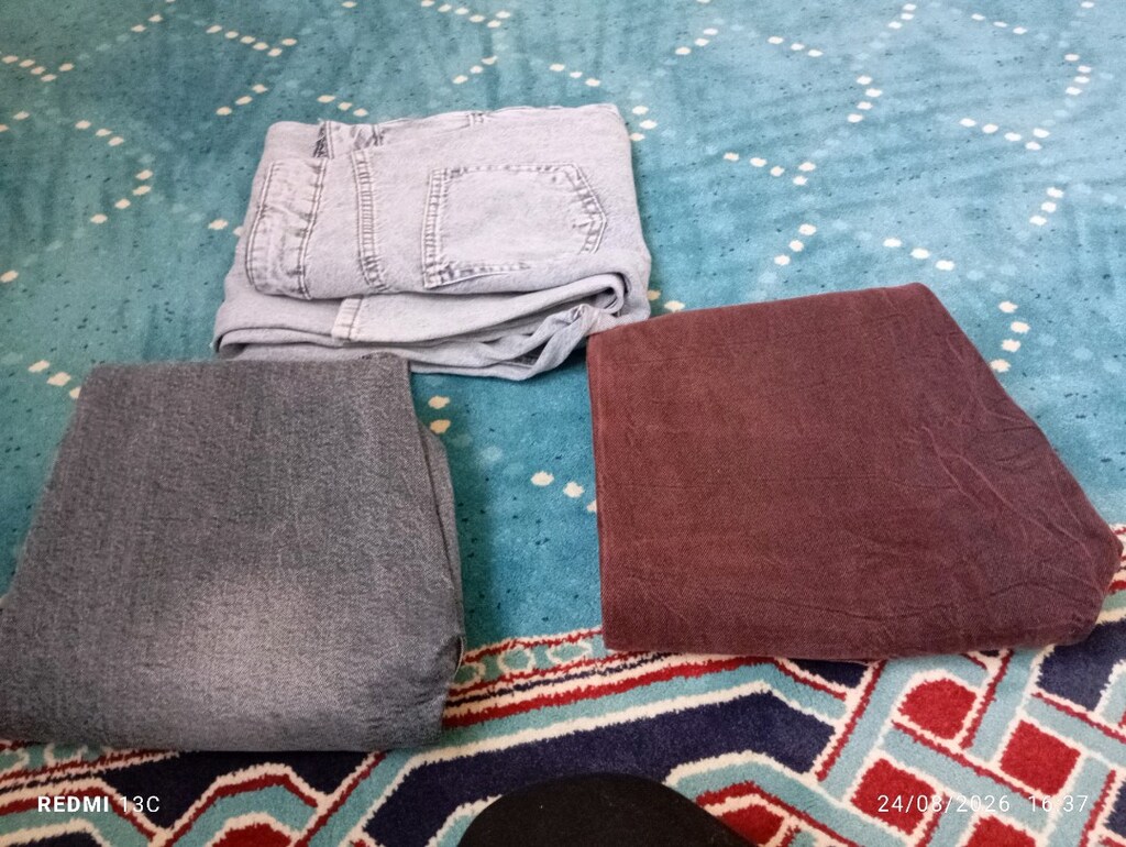 3 ADET KOT PANTOLON 38 BEDEN - 6
