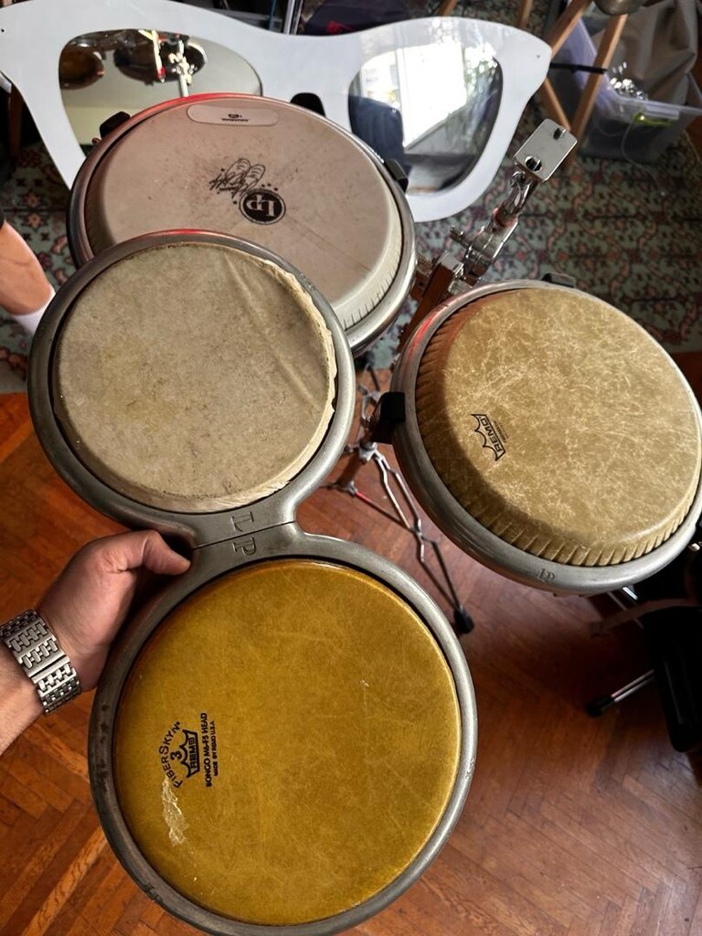 LP Giovanni Compact Percussion Set (2 Conga + Bongo + Stant) - 14