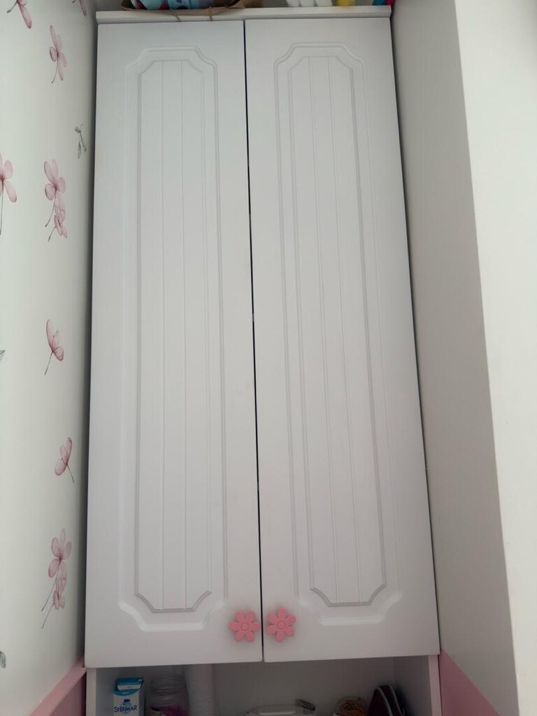 COUNTRY MDF MEMBRAN KAPAKLI KALİTELİ TEMİZ ÇALIŞMA MASASI VE DOLAP - 5