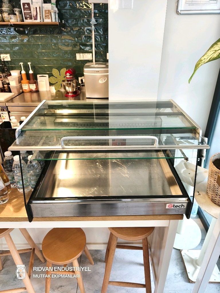set üstü pasta dolabı soğutuculu çikolata vitrin suyun dolabı meze dlp - 10